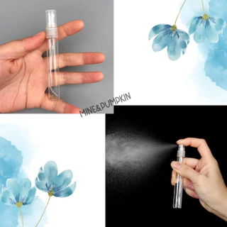【M&P】ขวดสเปร์ยแก้วเปล่า ฝาพลาสติกใส ดำ ขาว 10ml ขวดเสปร์ยสำหรับพกพา