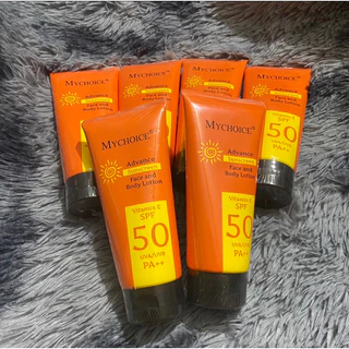 ขายส่ง ครีมกันแดด MY Choice กันแดดมายช้อยส์ หลอดเหลือง/หลอดส้ม แบบสเปรย์ และแบบกระปุก