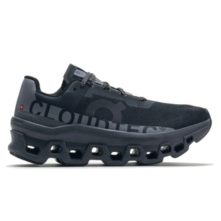 On Womens Cloudmonster Lumos Limited Edition Black Sneakers รองเท้าผ้าหญิง รองเท้าผ้าใบชาย