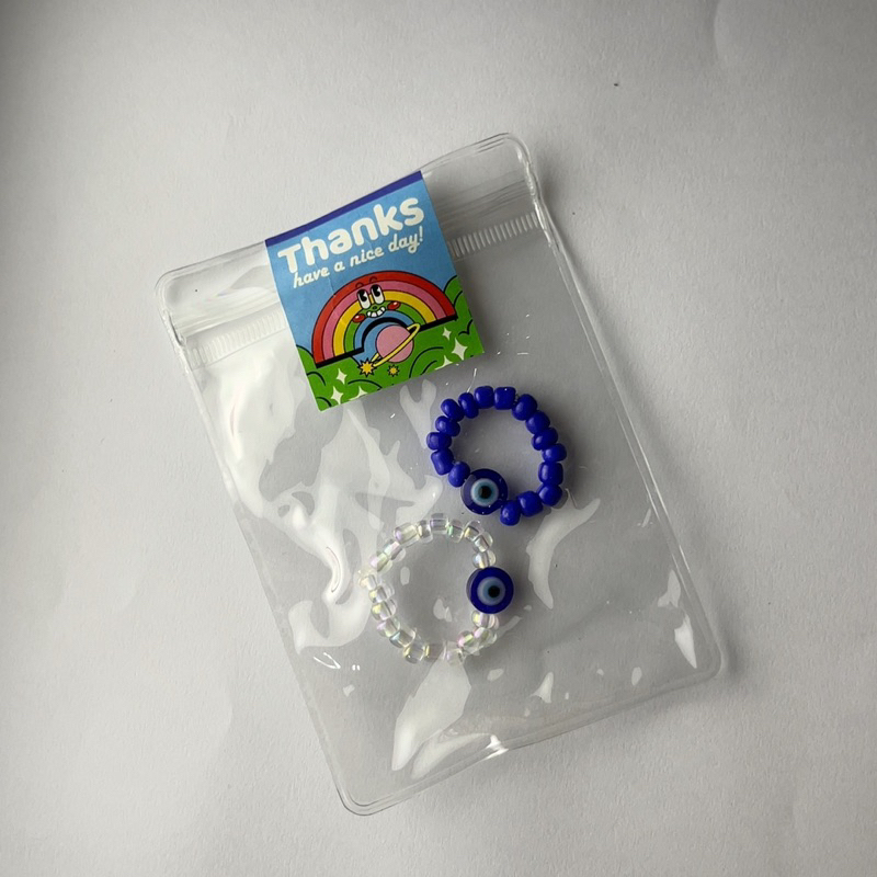 evil eye 🧿 | แหวน evil eye (dark blue)