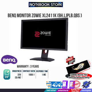 [รับเพิ่ม! แผ่นรองเม้าส์ Gaming ขนาดใหญ่]BENQ MONITOR ZOWIE XL2411K (9H.LJPLB.QBS)/ประกัน3y/BY NOTEBOOK STORE