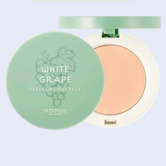 แพ็คเกจใหม่ แป้งองุ่นตัวดัง Skinfood White Grape Fresh Light Pact