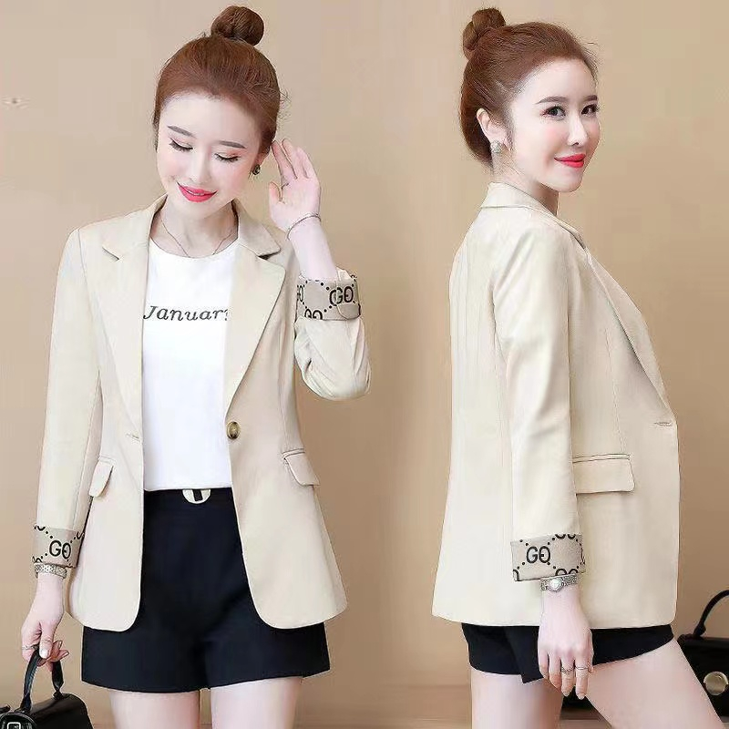 เสื้อสูท แฟชั่นผู้หญิง เนื้อผ้าบางนิ่ม ใส่สบาย เสื้อทำงาน รุ่น3518