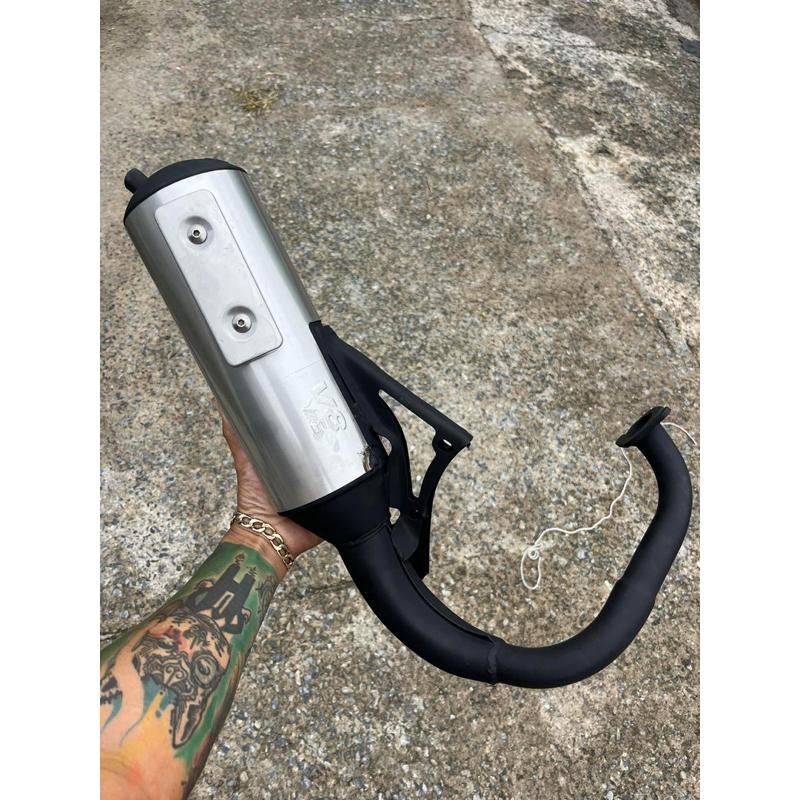 ท่อv8เทียบงานใหม่ ทรงหมก ท่อv8รถป็อป Dio สูบตั้ง 🛵พร้อมส่ง