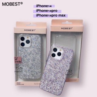 Mobest เคสกลิตเตอร์สีเต็ม iPhone14 Series