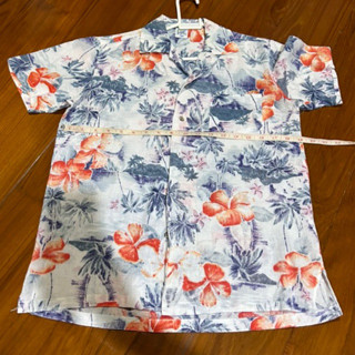 เสื้อฮาวาย hawaii เสื้อลายดอก อก19