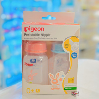 Pigeon พีเจ้นขวดนม RPP ลายกระต่าย 4 ออนซ์+จุกมินิ S แพ็ค2