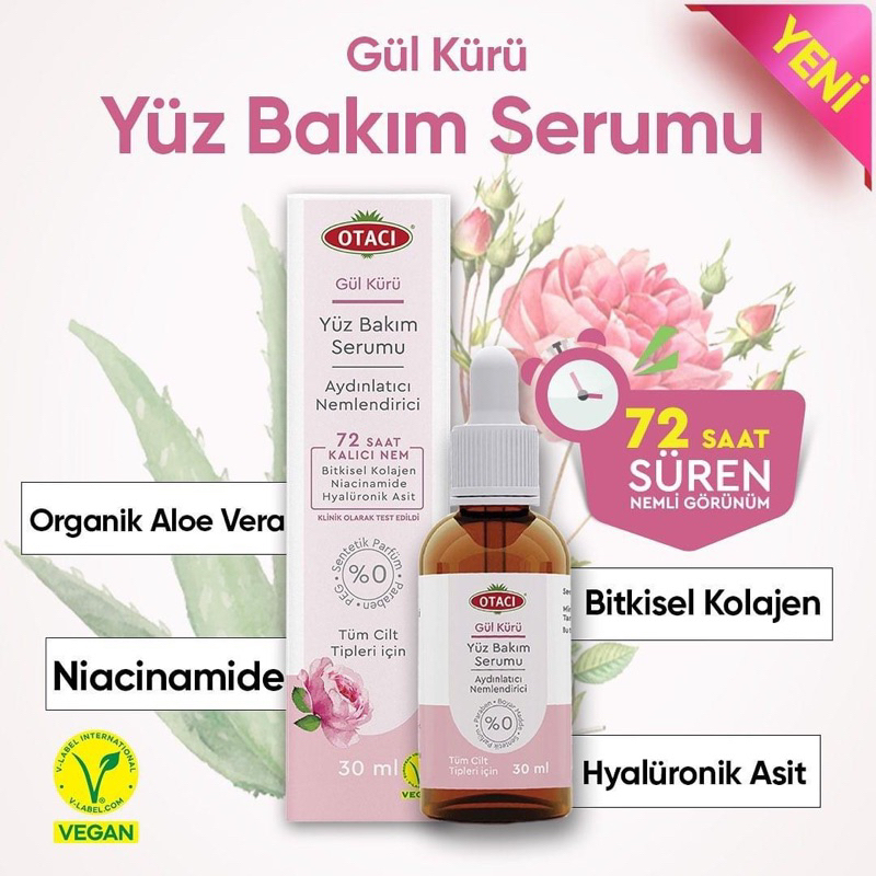 เซรั่มน้ำมันกุหลาบจากตุรกี ใช้บำรุงผิวทขนาด 30ml