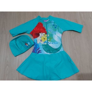 ชุดว่ายน้ำเด็กเอเรียล Disney size5Y