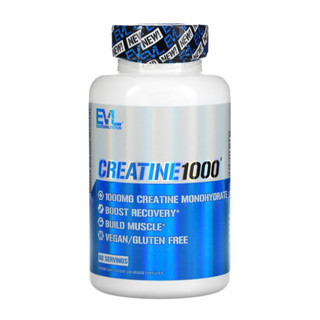 EVL  Creatine1000® ครีเอทีนโมโนไฮเดรต 1,000 มก. กระตุ้นการฟื้นตัว ช่วยเสริมสร้างกล้ามเนื้อ