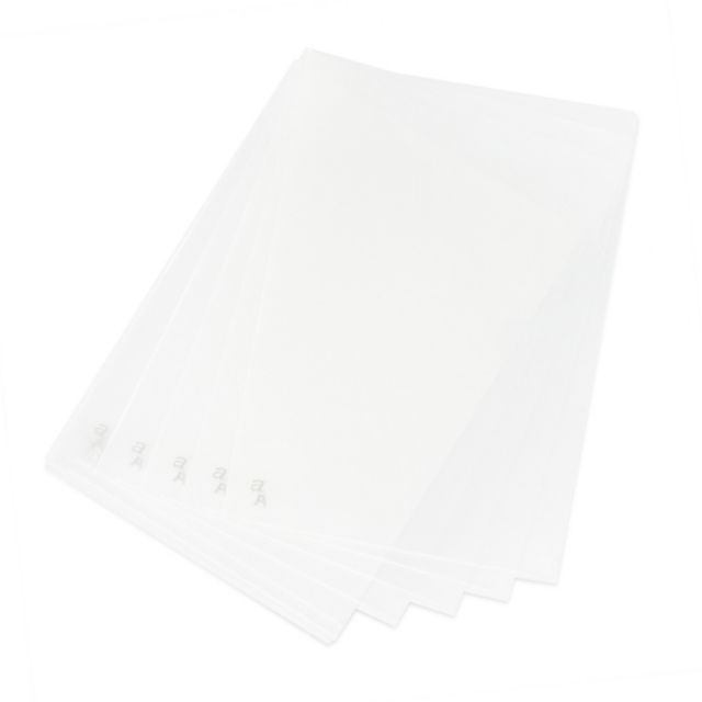 ซื้อ 1 แถม 1**แฟ้มซองพลาสติก Double A ขนาด A4 สีขาวใส แพ็ค 12 ซอง แถมฟรี Sticky Note 3×3 นิ้ว - รูปที่ 3