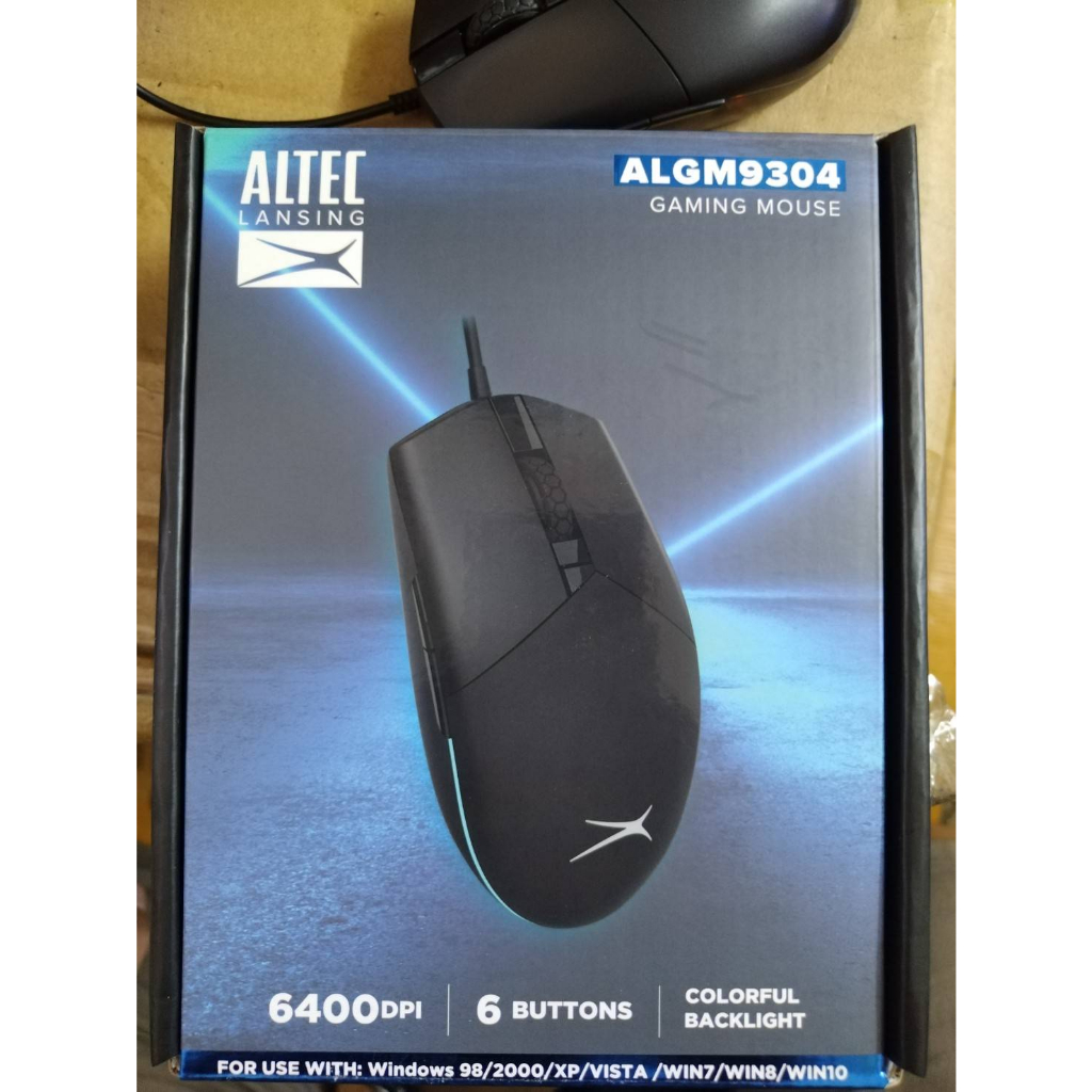 เมาส์ เกมมิ่ง Altec Lansing Gaming Mouse 9304 มีกล่อง มีประกัน Neolution E-Sport 07/2024 ราคาถูก