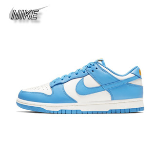 รองเท้าผ้าใบ Nike Dunk Low "Coast" North Carolina Blue Cleat ของแท้ 100%