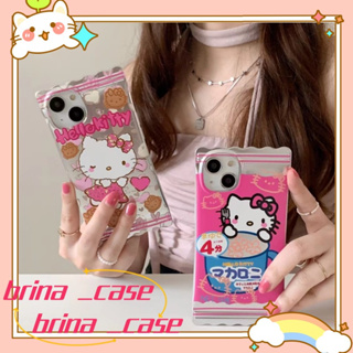 ❤️ส่งของขวัญ❤️ เคสไอโฟน 11 12 13 14 Pro Max HelloKitty สไตล์คู่รัก สาวน่ารักหัวใจ ความนิยม Case for iPhone ป้องกันการตก