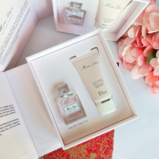 เซ็ทน้ำหอม DIOR Miss Dior Blooming Bouquet Mini Gift Set รุ่นใหม่ โบว์ผ้า