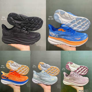 รองเท้าใส่วิ่ง🏃🏻‍♂️รุ่นใหม่Hoka Bondi(wide)sz.36-45 มี4สี สำหรับผู้ชายและผู้หญิง หน้าเท้ากว้างสินค้าพร้อมส่งพร้อมกล่อง