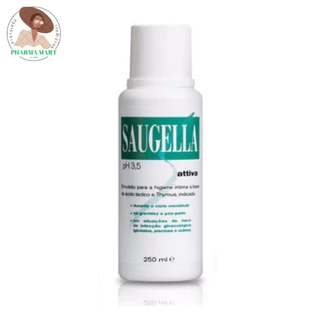 SAUGELLA Attiva exp.25/06/2027 /DERMOLIQUIDO PH3.5 exp.26/10/2026ซอลเจลล่า แอ็ทติว่า 250ml.สูตรสีเขียว ปกป้องเป็น 2 เท่า