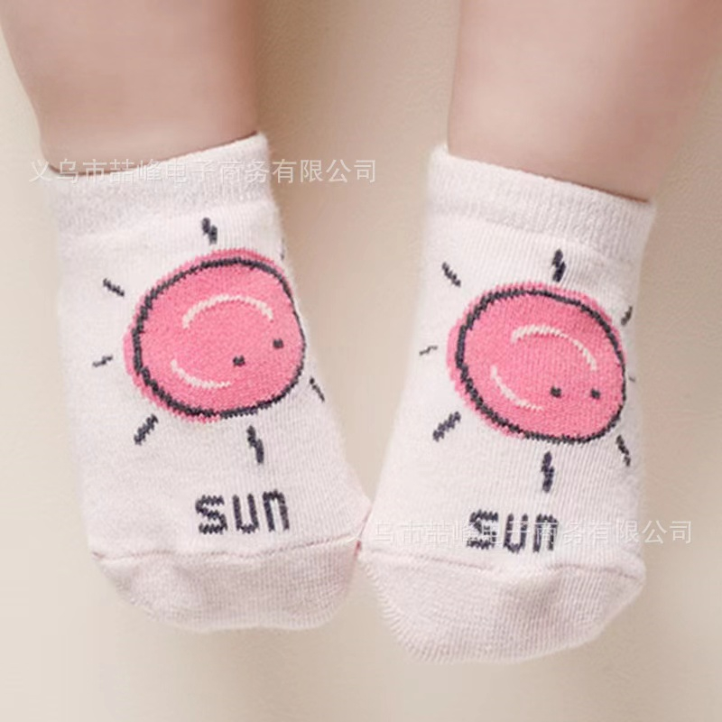 ใหม่ ถุงเท้าเด็ก9ลาย ผ้าฝ้าย เด็กเล็ก ลายน่ารัก - รูปที่ 3