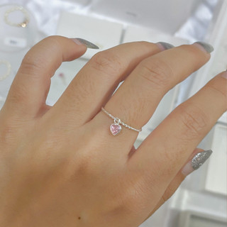 SissyJewelry // แหวนเงินแท้ รุ่น Heart drop twisted ring