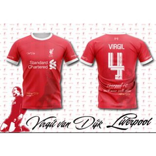 เสื้อพิมพ์ลาย ยอดฮิต ลาย เฟอร์จิล ฟัน ไดก์ Liverpool