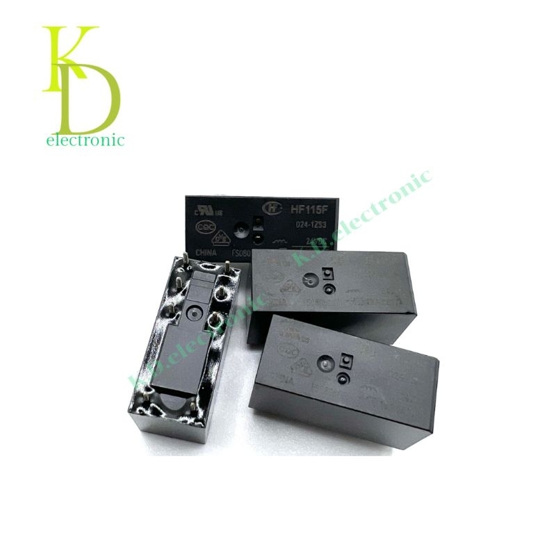 รีเลย์ HF115F 24VDC (16A250VAC) 8ขาพร้อมส่ง