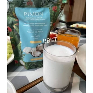(กิ๊ก​ อินเมกา)​ PIMON น้ำมันมะพร้าวสกัดเย็นผสมคอลลาเจน อร่อย ทานง่าย
