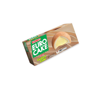 ยูโร่ Euro Cake ยูโร่เค้กคัสตาร์ด ขนาด17กรัมx12ชิ้น (1กล่อง)