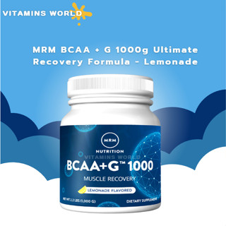 MRM BCAA + G 1000g Ultimate Recovery Formula - Lemonade (V.377)