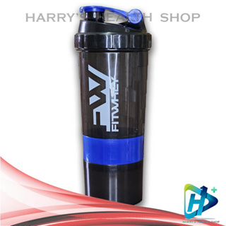 Protein Shaker Whey รุ่น SPIDER BOTTLE  ขวดเชค แก้วเชค กระป๋องเชค เขย่า โปรตีน 500 ml Blue