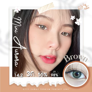 คอนแทคเลนส์ รุ่น Mini Aurora Brown - คิตตี้ คาวาอิ Kitty Kawaii (Vial)
