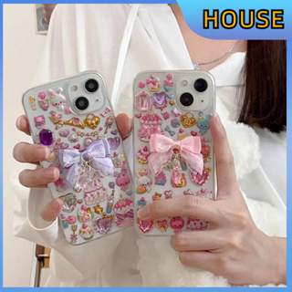 💲คูปองเคลม💲เคสไอโ case for iphone 11 12 ผีเสื้อเพชร เคส 14 13 12 11 pro max ซิลิโคนเหลวป้องกันการตกหล่น