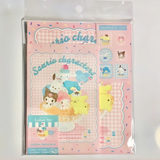 [NEW🔥] พร้อมส่ง Letter Set ลายซานริโอ้ Sanrio Character Letter 10 Envelope 5 Sticker ลิขสิทธิ์เเท้จากญี่ปุ่น 🇯🇵💘