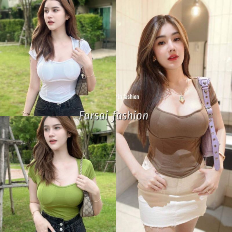 ปังไม่ไหว สวยเป๊ะ #อกเสริมฟองน้ำ พร้อมส่ง 2 แบบ