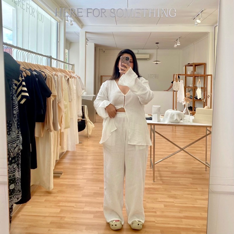 𝗦𝗲𝘁 𝗛𝗮𝗿𝗺𝗼𝗻𝘆 : เซตผ้าสาลูสาวอวบ งานเข้าใหม่ 🧁💕