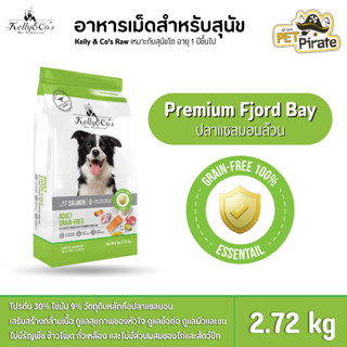 Kelly &amp; Co’s Grain-Free Premium อาหารเม็ดสุนัขเคลลี่แอนด์โค อายุ 1 ปีขึ้นไป ปลาแซลมอนล้วน โปรตีนสูง ปลอดธัญพืช 2.72 kg