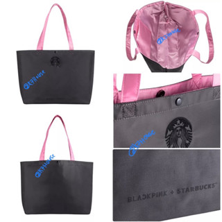 Starbucks BLACKPINK Tote Bag กระเป๋าผ้าสตาร์บัคส์ ของแท้มือ 1 พร้อมส่ง