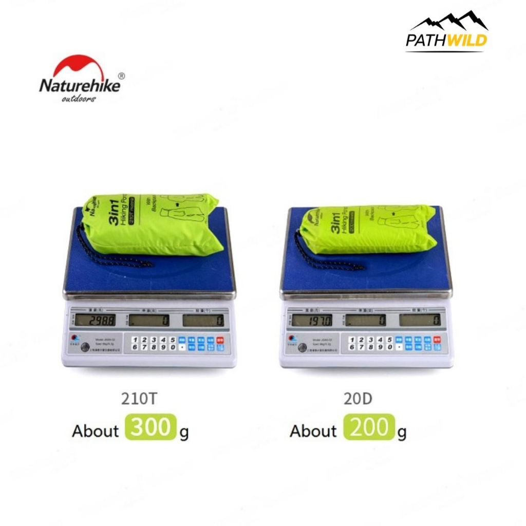 เสื้อกันฝน เดินป่า 3 IN 1 NATUREHIKE PONCHO,TRIPLE CANOPY  เสื้อกันฝน ผ้าปูรองนั่ง ฟลายชีท ราคา ถูกที่สุด ดีลบีเคเค แกลเลอรีภาพที่ 7