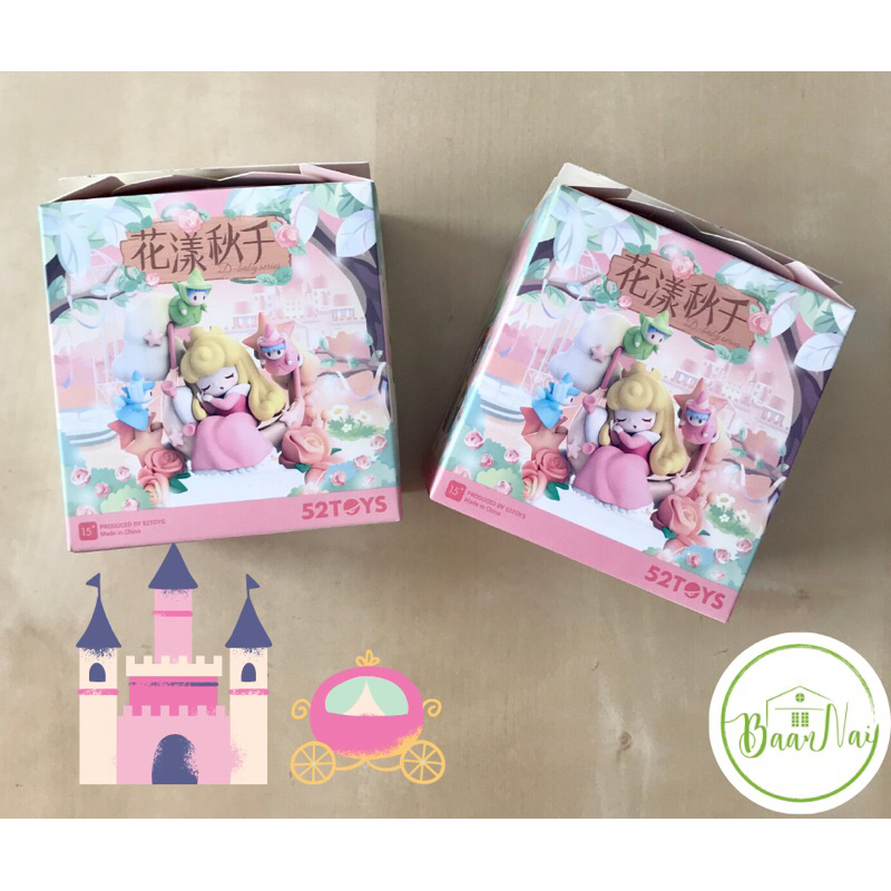 ❣️พร้อมส่ง❣️ 52TOYS Disney Princess Blossom Swing series ของใหม่ เปิดกล่องดูการ์ด