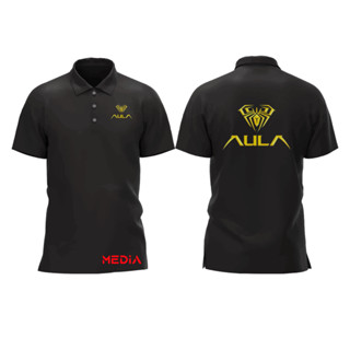 โปรแถมฟรี เสื้อโปโล AULA export polo shirt