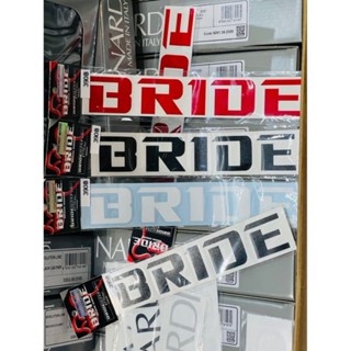 สติ๊กเกอร์ Bride Seat japan แท้ ติดรางเบาะ ติดกระจก แต่งรถ สติ้กเกอร์ sticker มี 3 สี ให้เลือก ติดแน่น ทนทานแน่นอน