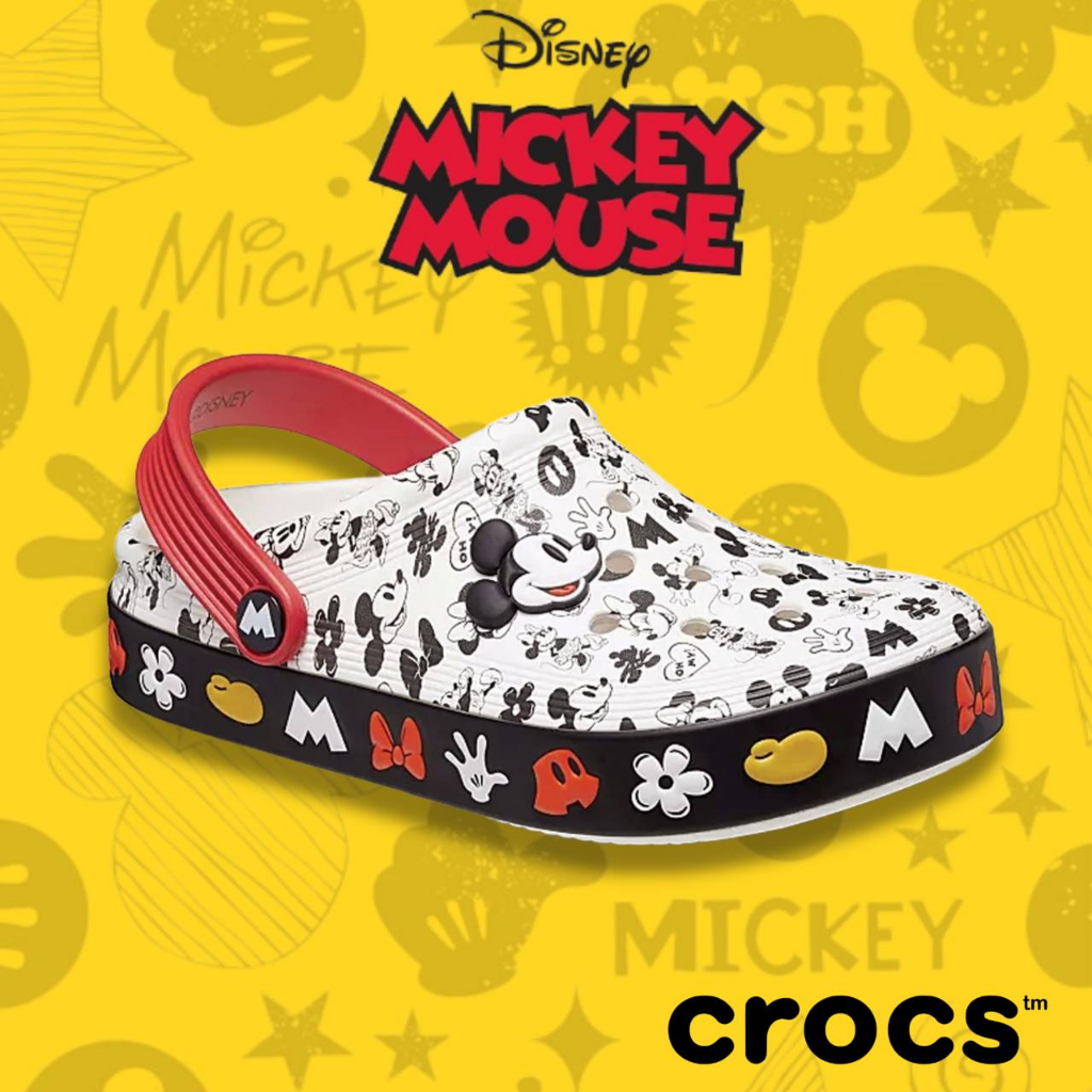[โค้ด DDX30FASH21 ลดอีก30%] CROCS x Mickey &amp; Minnie Mouse - Limited รองเท้า คร็อคส์ แท้ รุ่นฮิต ได้ทั้งชายหญิง