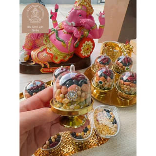 BC01-3 ของไหว้พระพิฆเนศแบบกระปุกแต่งคริสตัล (แถมฟรีกำยาน 1 ชิ้นเฉพาะพาน) S1-3,4