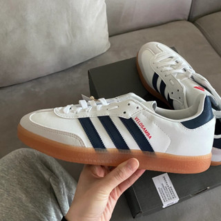 🇰🇷Adidas Velosamba Vegan Cycling Cloud White Team Navy Blue  Cycling Lucid Blue /HQ6709/HP5399 -พรีออเดอร์ - preorderopp