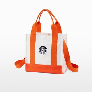 Starbucks Orange Tote Bag Online Exclusive ONLY 25th Anniversary Thailand