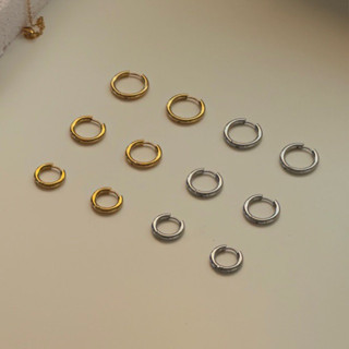 Chicappeal : BASIC HOOPS ต่างหูห่วง (1 cm.- 1.5 cm.)