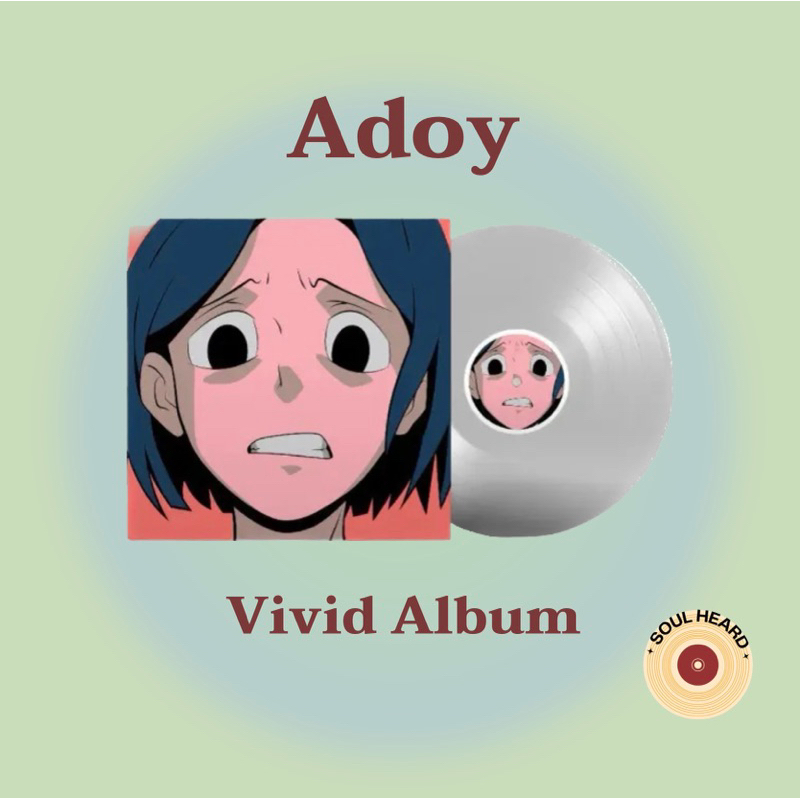 [พร้อมส่ง] แผ่นเสียง Adoy Vinyl  VIVID Album [Limited Clear Vinyl] แผ่นใส