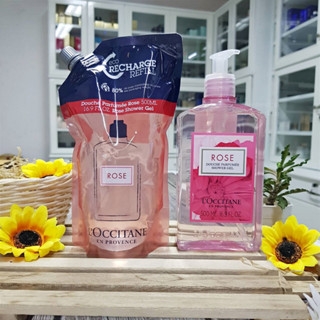 LOCCITANE ROSE Shower Gel 500ml เจลอาบน้ำกลิ่นกุหลาบ