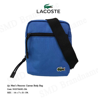 Lacoste กระเป๋าสะพายข้าง รุ่น Men’s Neocroc Canvas Body Bag Code: NH3796NE J36