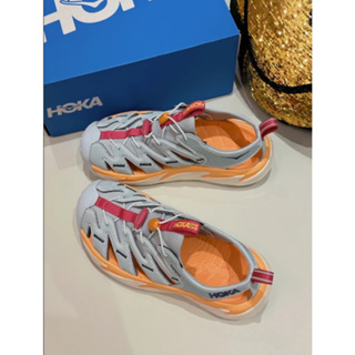 HOKA ONE ONE Hopara Blue orange  gentleman Woman ของแท้ 100 % style รองเท้าแตะ