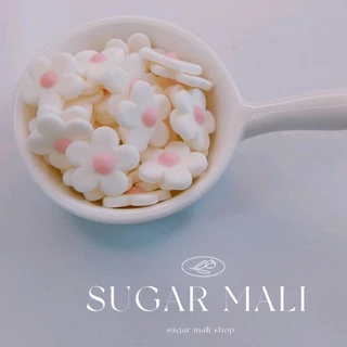 กัมเพส ดอกซากุระ น้ำตาลแต่งหน้าเค้ก น้ำตาลตกแต่งขนม น้ำตาลกินได้ น้ำตาลกัมเพส ขนาด 2x2 cm